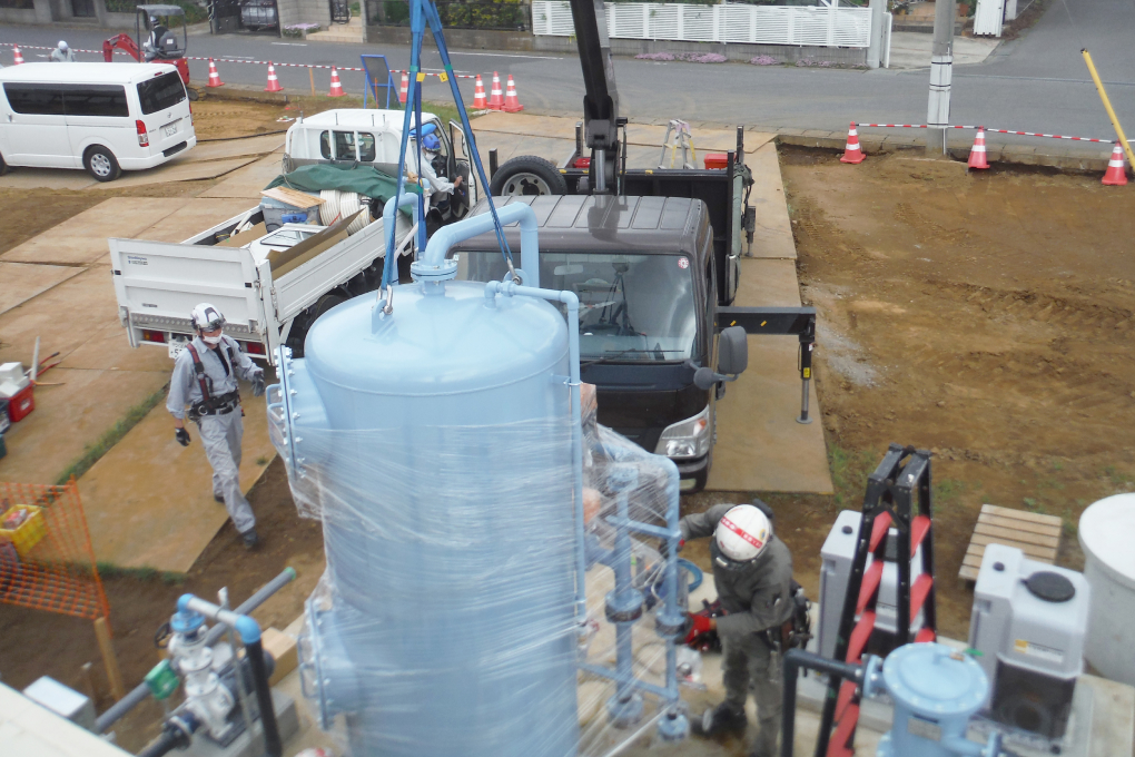 各種ろ過設備工事(井戸、プール、浴場など)