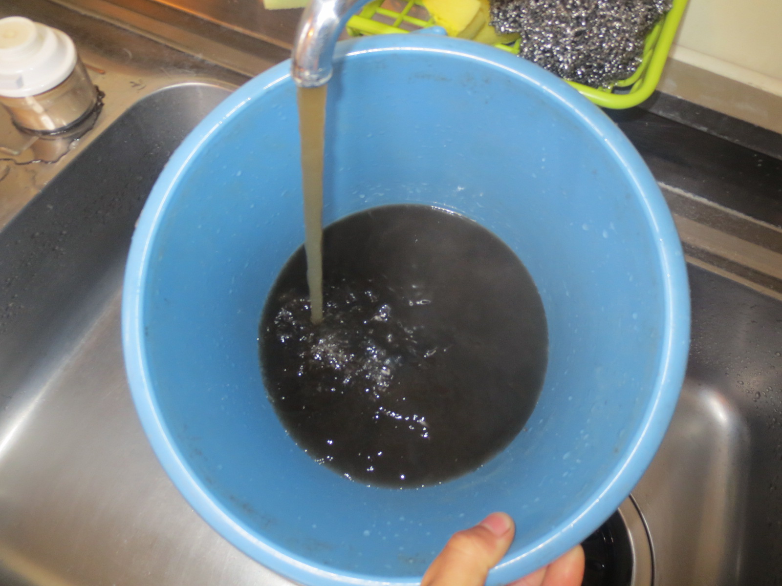 集合住宅 飲料水用給水配管内部薬品洗浄作業(クエン酸使用)
